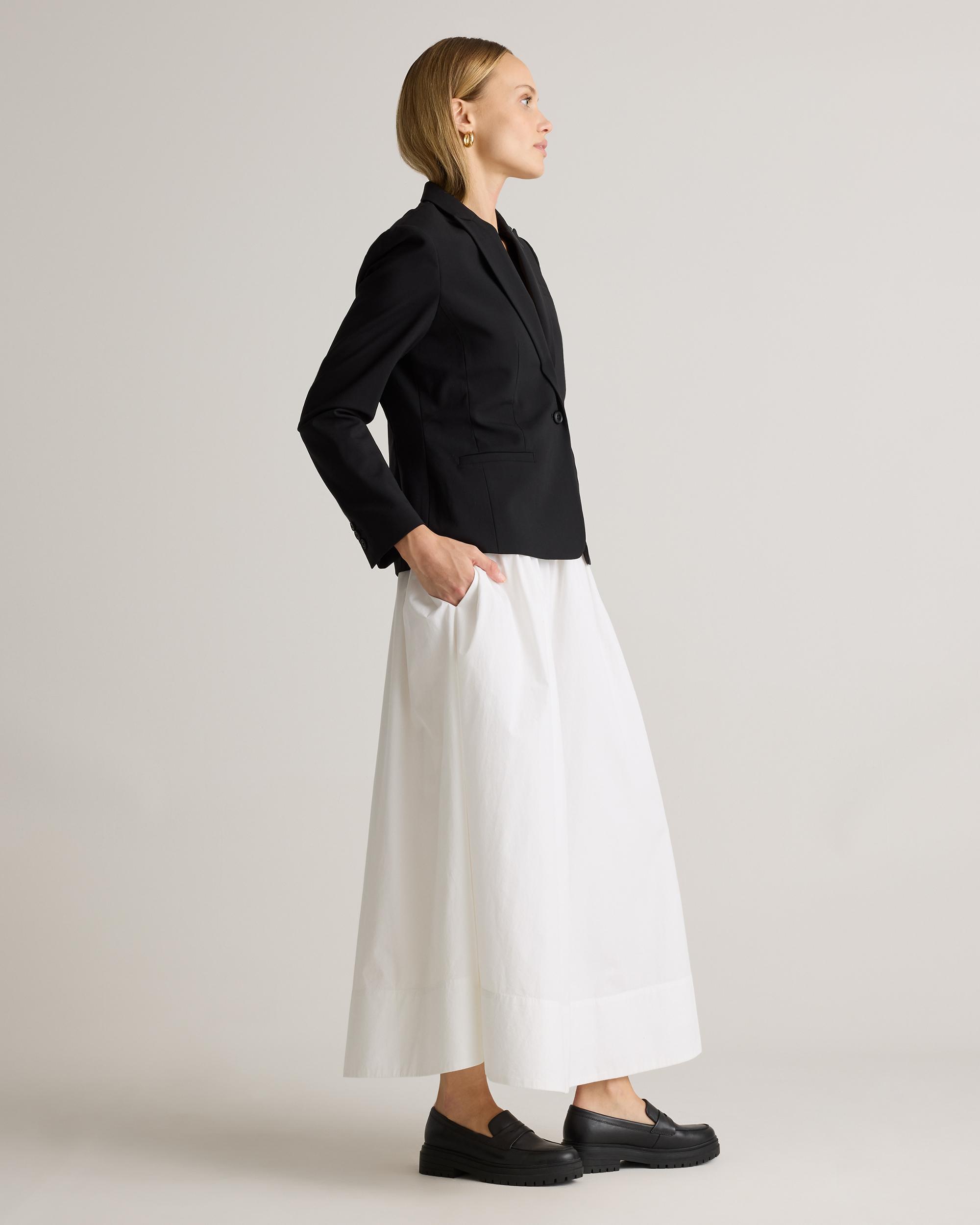 Quince | Women's Poplin A-line Maxi Skirt Size XL, Organic Cotton Product Image