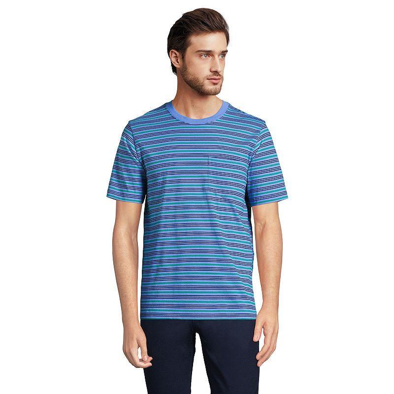 Men's Land's End Super-T Short Sleeve T-Shirt with Pocket, Size: XL, Rich Red Product Image