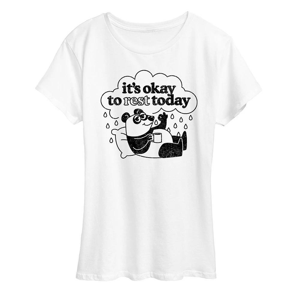 Womens Barbie The Movie President Graphic Tee, Girls Grey Royal Blue Product Image