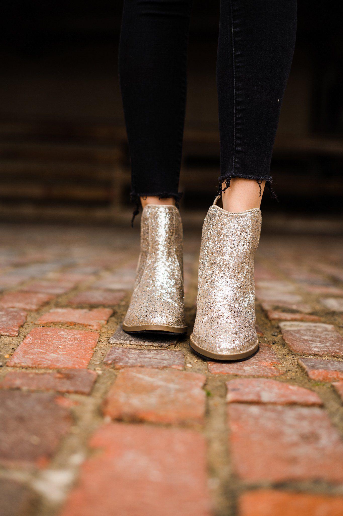 Fiera Booties in Gold (Online Exclusive) Product Image