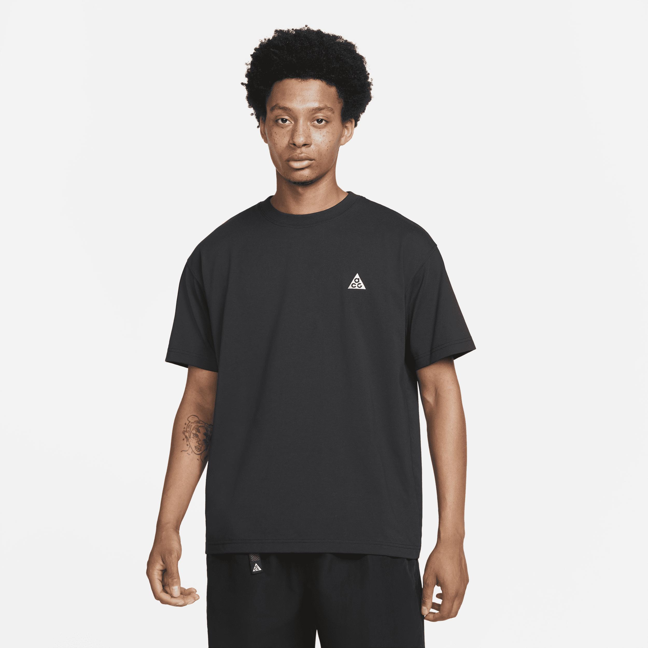Men's Nike "Just Do It" Logo Tee, Size: Small, Black White Product Image