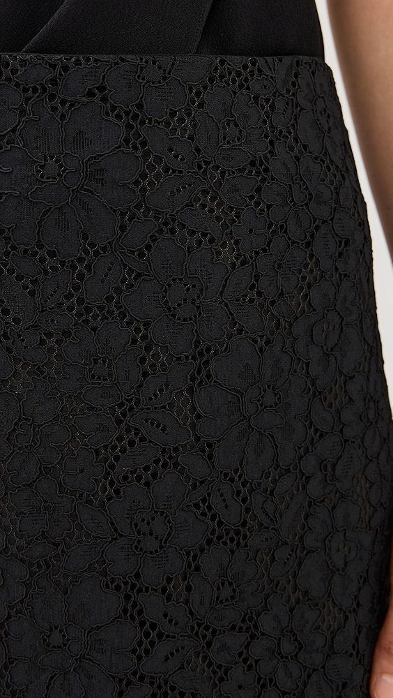 Proenza Schouler Jasmine Skirt in Stretch Lace | Shopbop Product Image