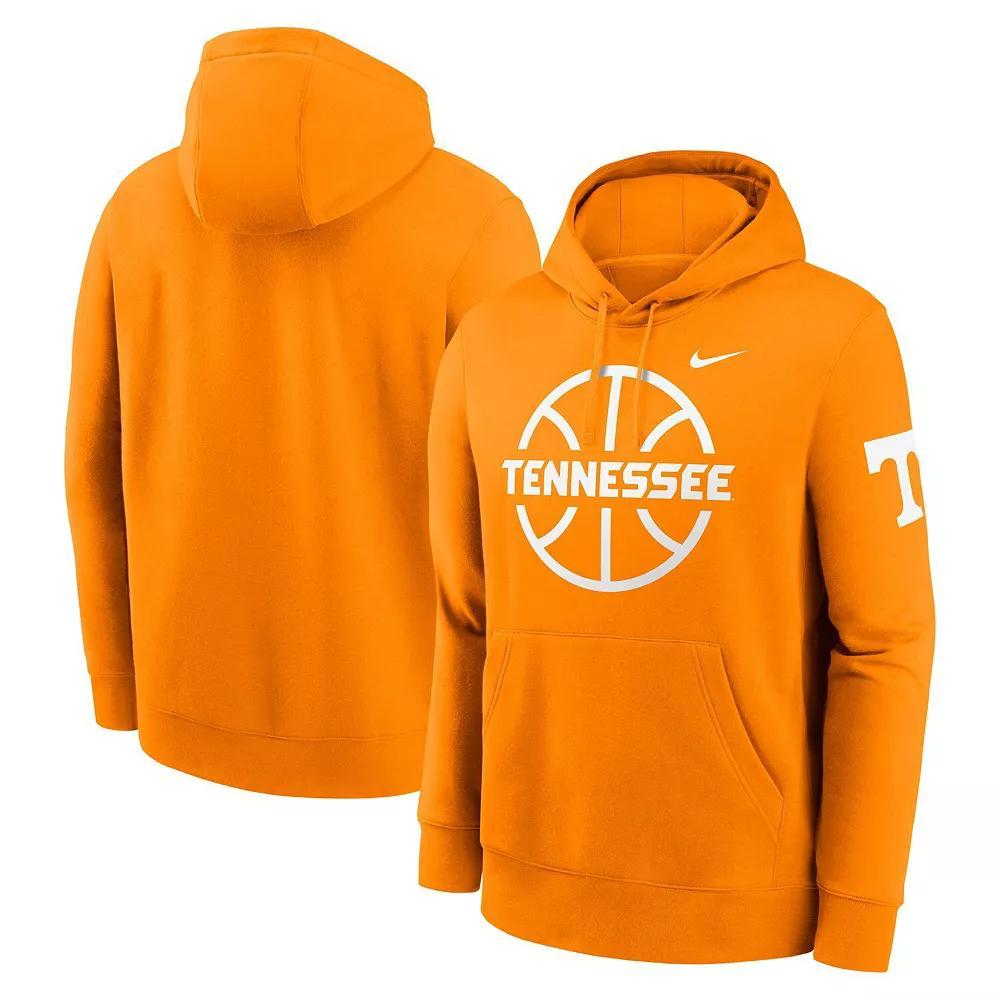 Men's Nike  Tennessee Orange Tennessee Volunteers Basketball Icon Club Fleece Pullover Hoodie, Size: 2XL Product Image