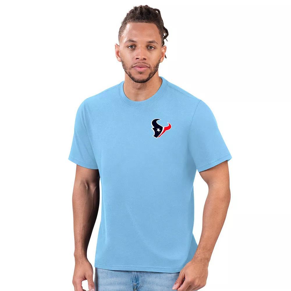 Men's Margaritaville Light Blue Houston Texans Time Flies T-Shirt, Size: Large Product Image