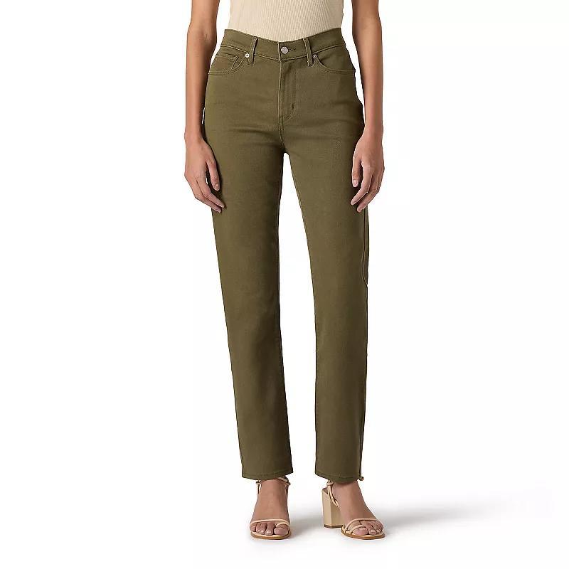 Women's Levi's® Classic Straight-Leg Jeans, Size: 27(US 4)Medium, Green Twill Product Image
