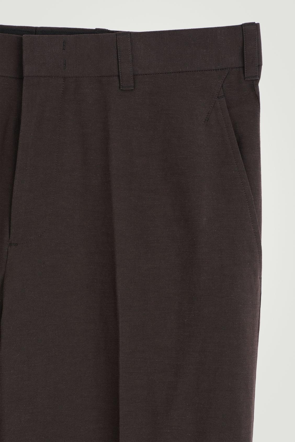 TAILORED STRAIGHT-LEG PANTS Product Image
