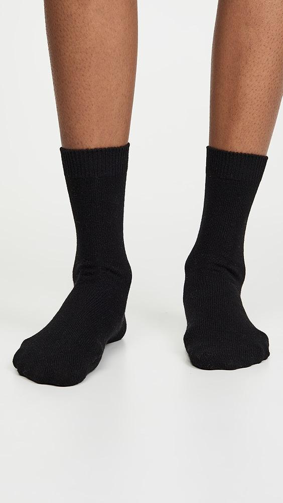 Cashmere & Wool-Blend Cozy Socks Product Image
