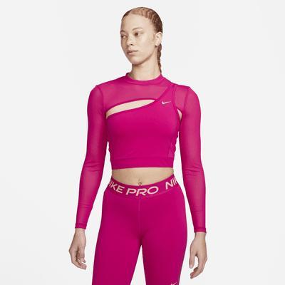 Nike Pro Women's Long-Sleeve Cropped Top Product Image