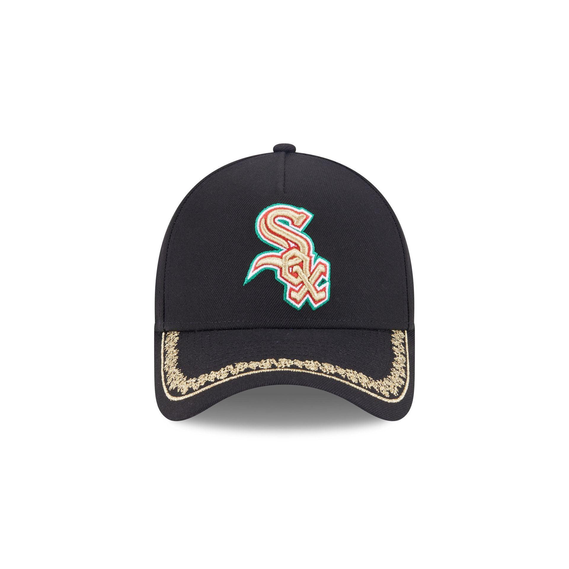 Chicago Cubs Navy 9FORTY A-Frame Snapback Hat Male Product Image