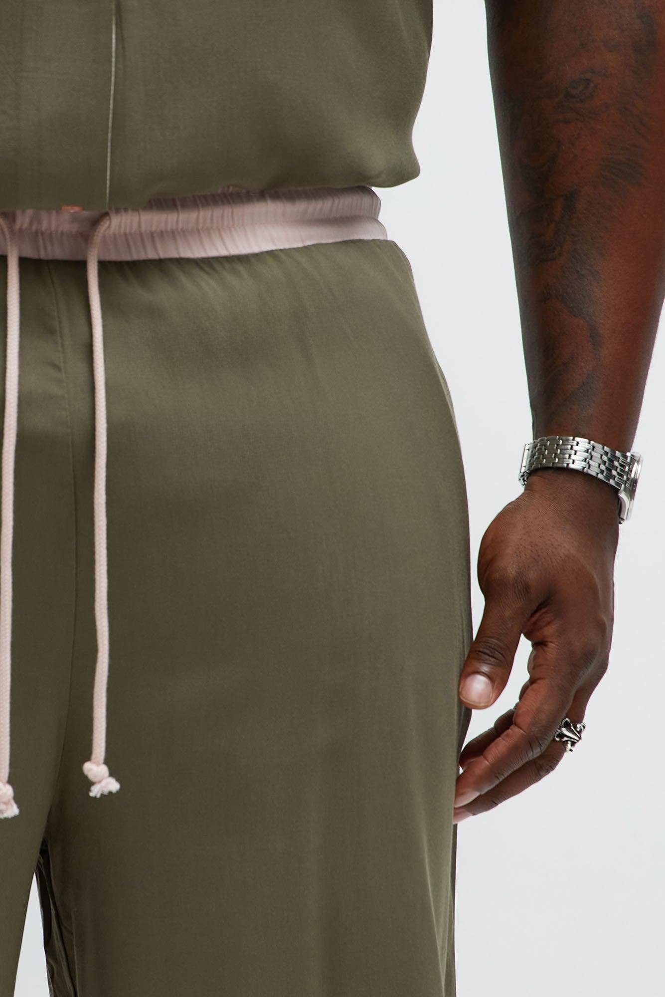 Relaxed Coach Shorts - Brown/combo Product Image