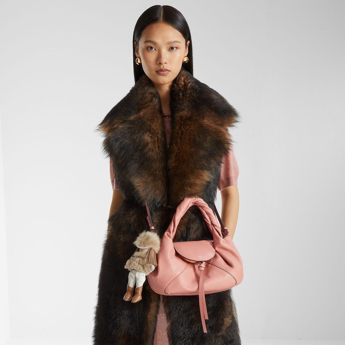 Fendi Spy SmallPink leather bag Product Image