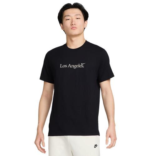 Nike Mens Nike LA Short Sleeve Crew T-Shirt - Mens White/Cosmic Clay Product Image