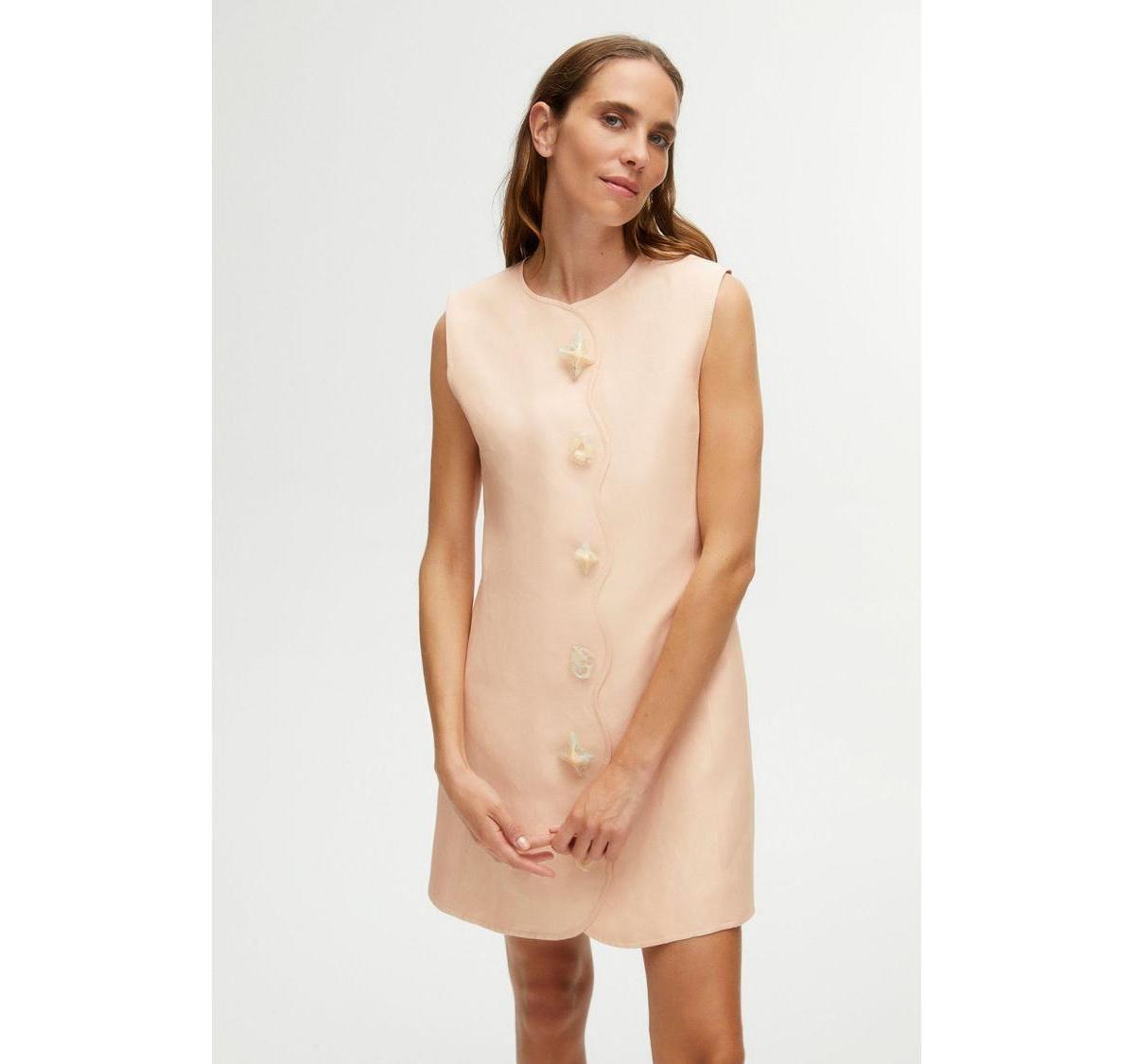 Nocturne Womens Seashell Accessorized Mini Dress Product Image