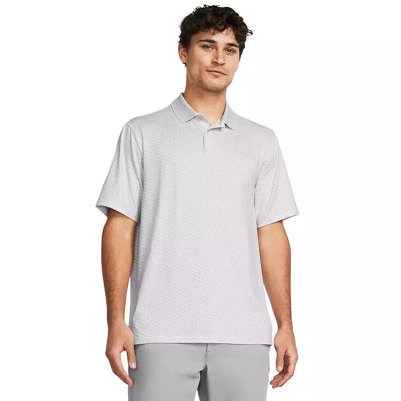 Men's Under Armour Matchplay Printed Polo, Size: Medium, Blue Down Pour Product Image