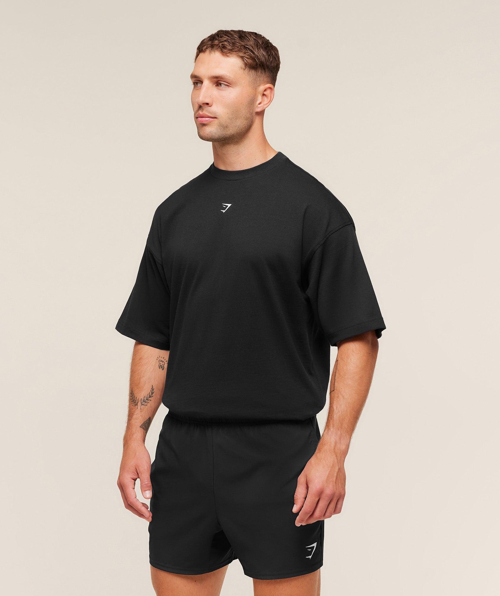 Gymshark GSCC T-Shirt - Black Male Product Image
