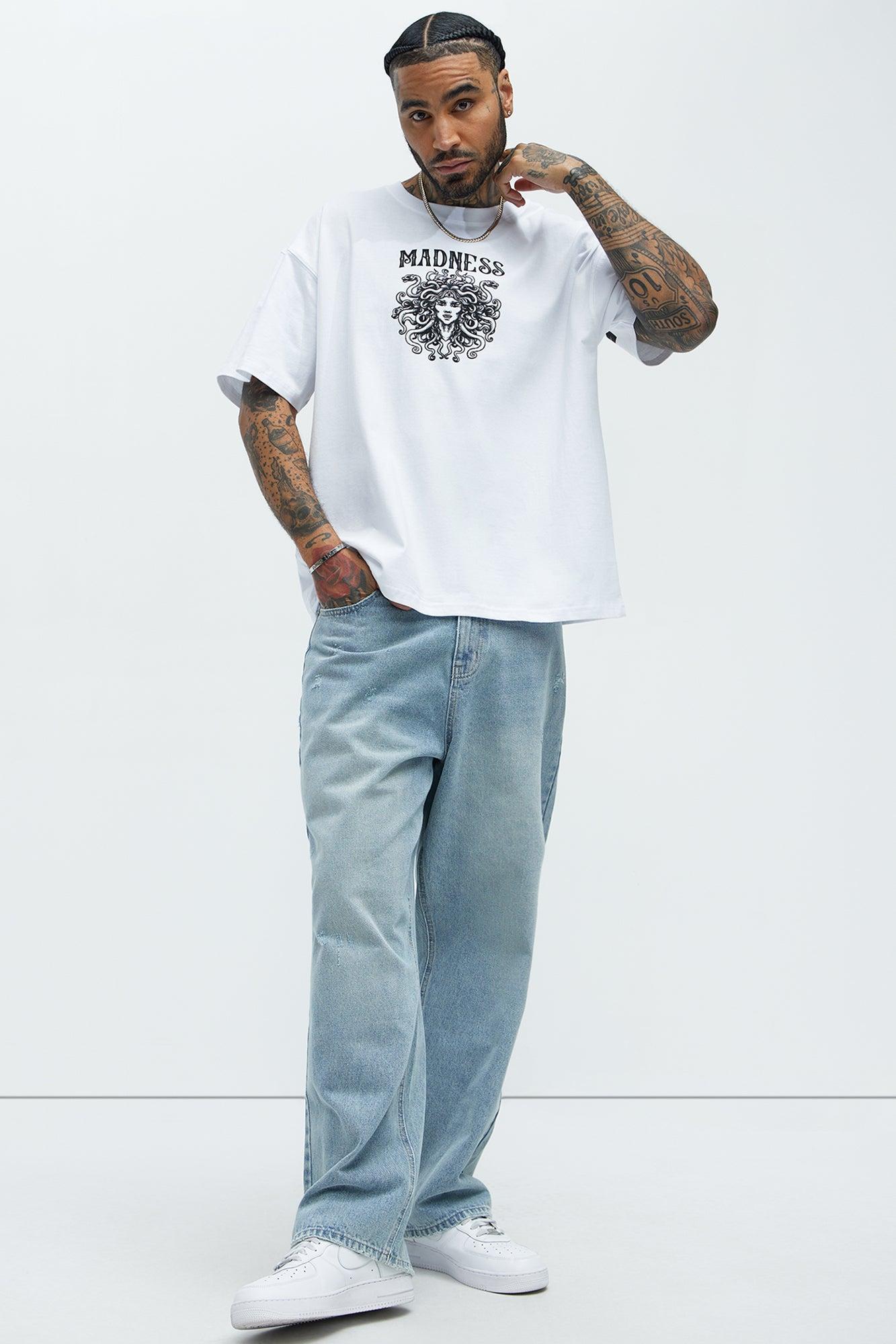 Madness Short Sleeve Tee - White Product Image