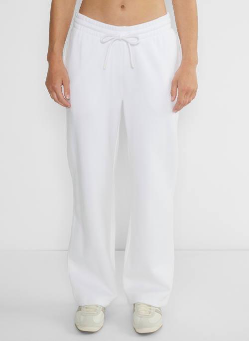 cozy fleece boyfriend basic wide sweatpant Product Image