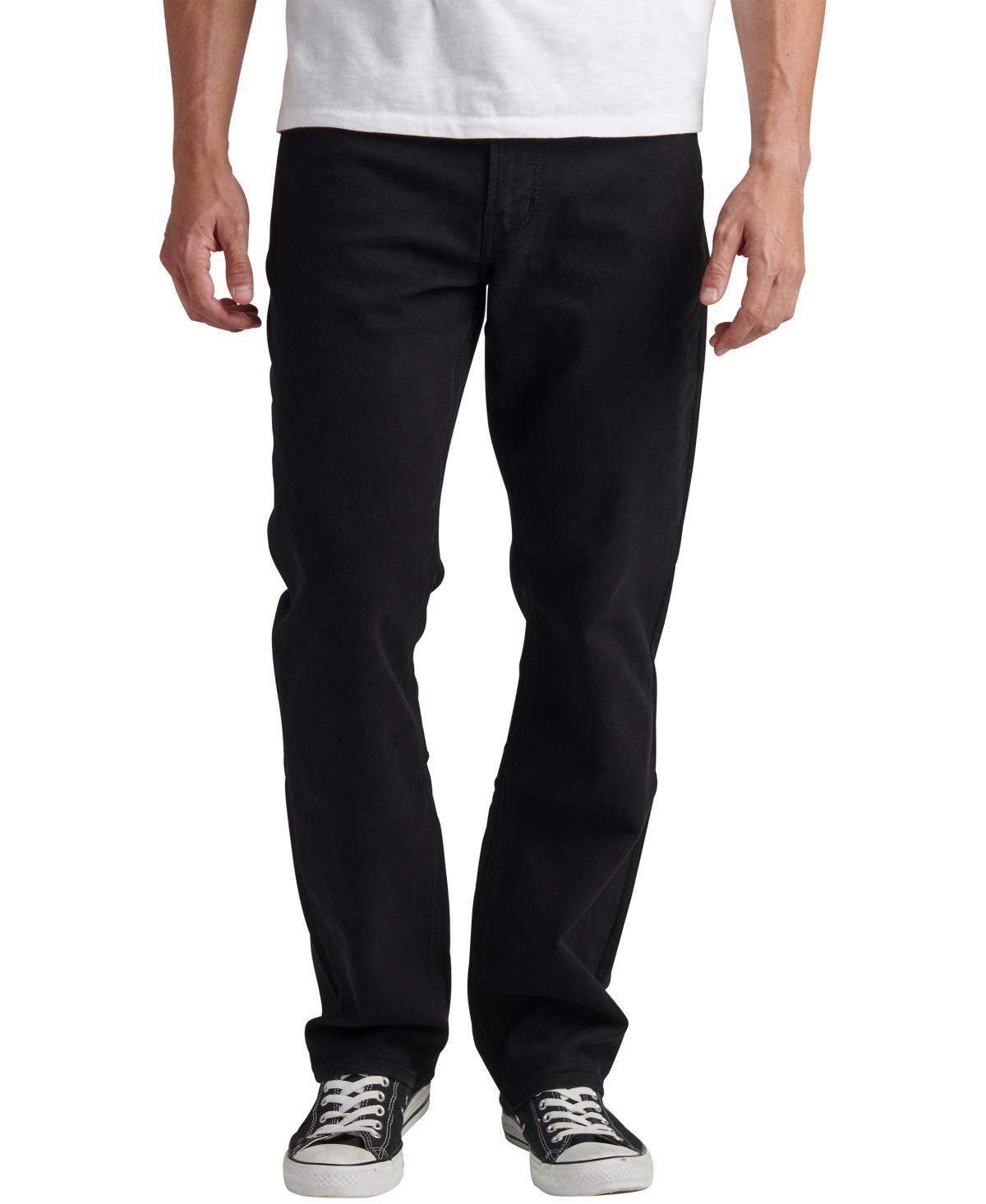 Silver Jeans Co. Big  Tall Black Relaxed-Fit Stretch Denim Jeans Product Image