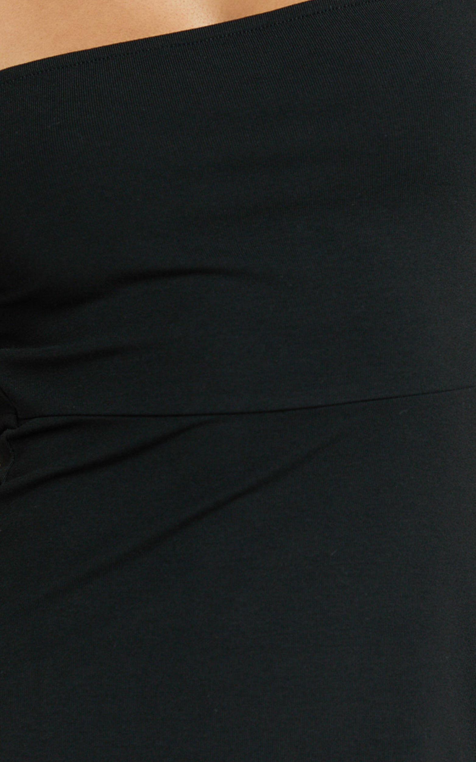 Billie Mini Dress - Cap Sleeve A Line Dress in Black Product Image