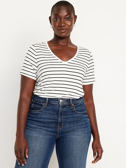 Luxe V-Neck T-Shirt Product Image