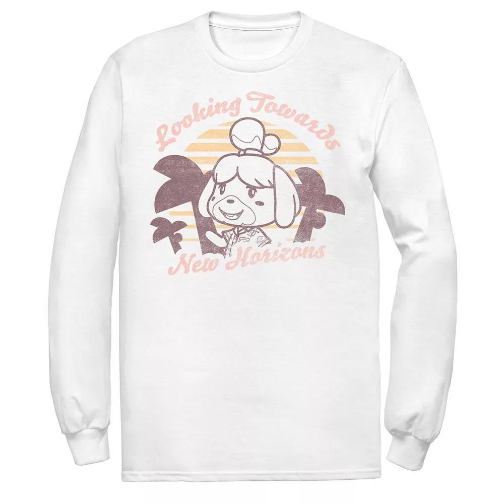 Men's Animal Crossing: New Horizons Isabelle Sunset Tee, Size: XXL, White Product Image