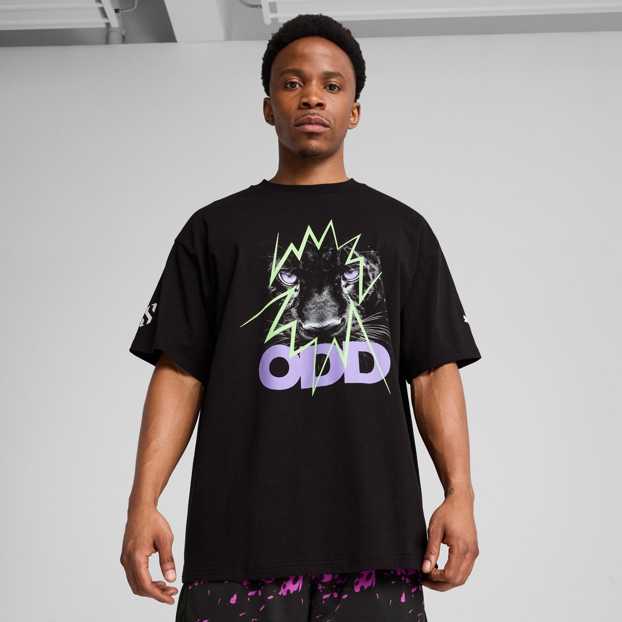 Scoot Purple Lab Men's Basketball Tee Product Image