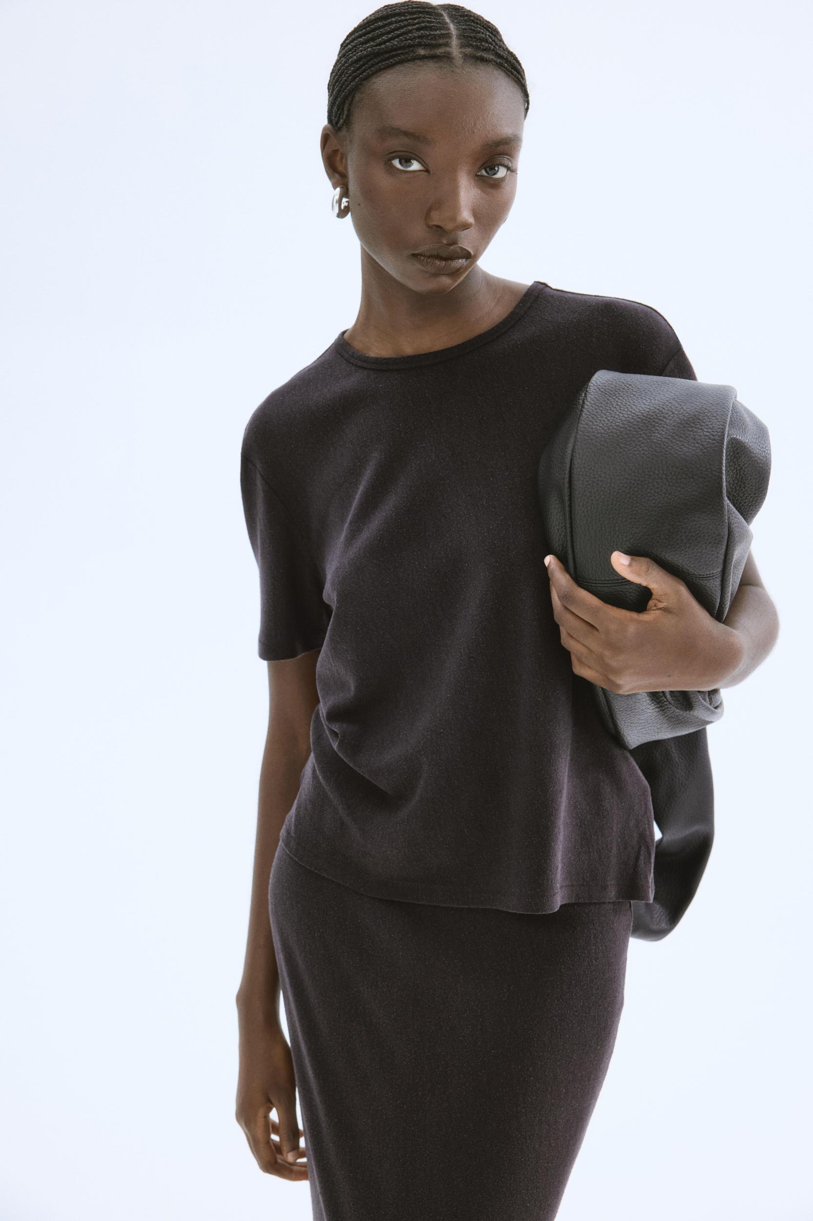 Silk-Blend T-Shirt Product Image