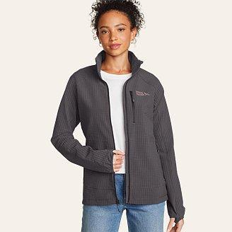 Women's Sandstone Backbone Grid Jacket Product Image