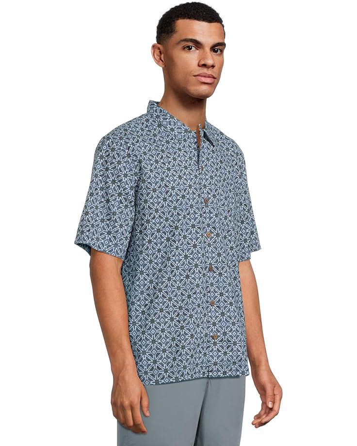 Comfort Stretch Chambray Shirt Short Sleeve Traditional Fit Product Image