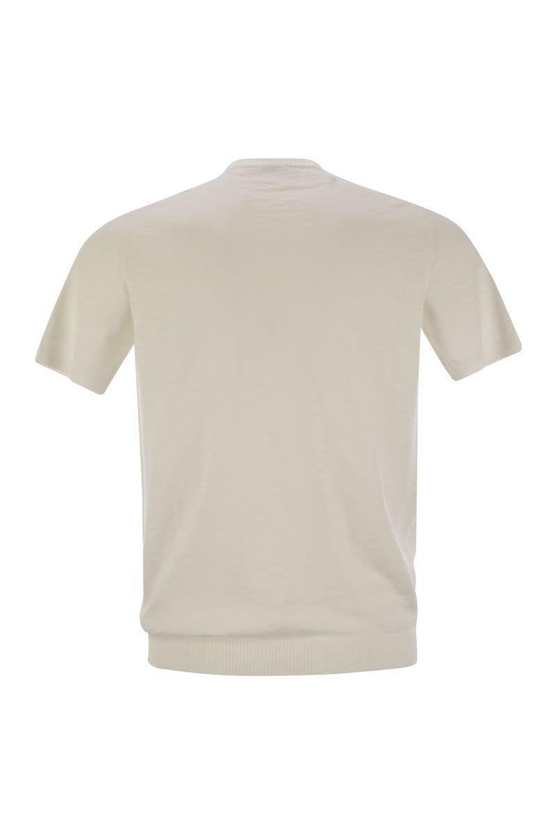 PT TORINO Crew-neck Short-sleeved Cotton Jersey Product Image