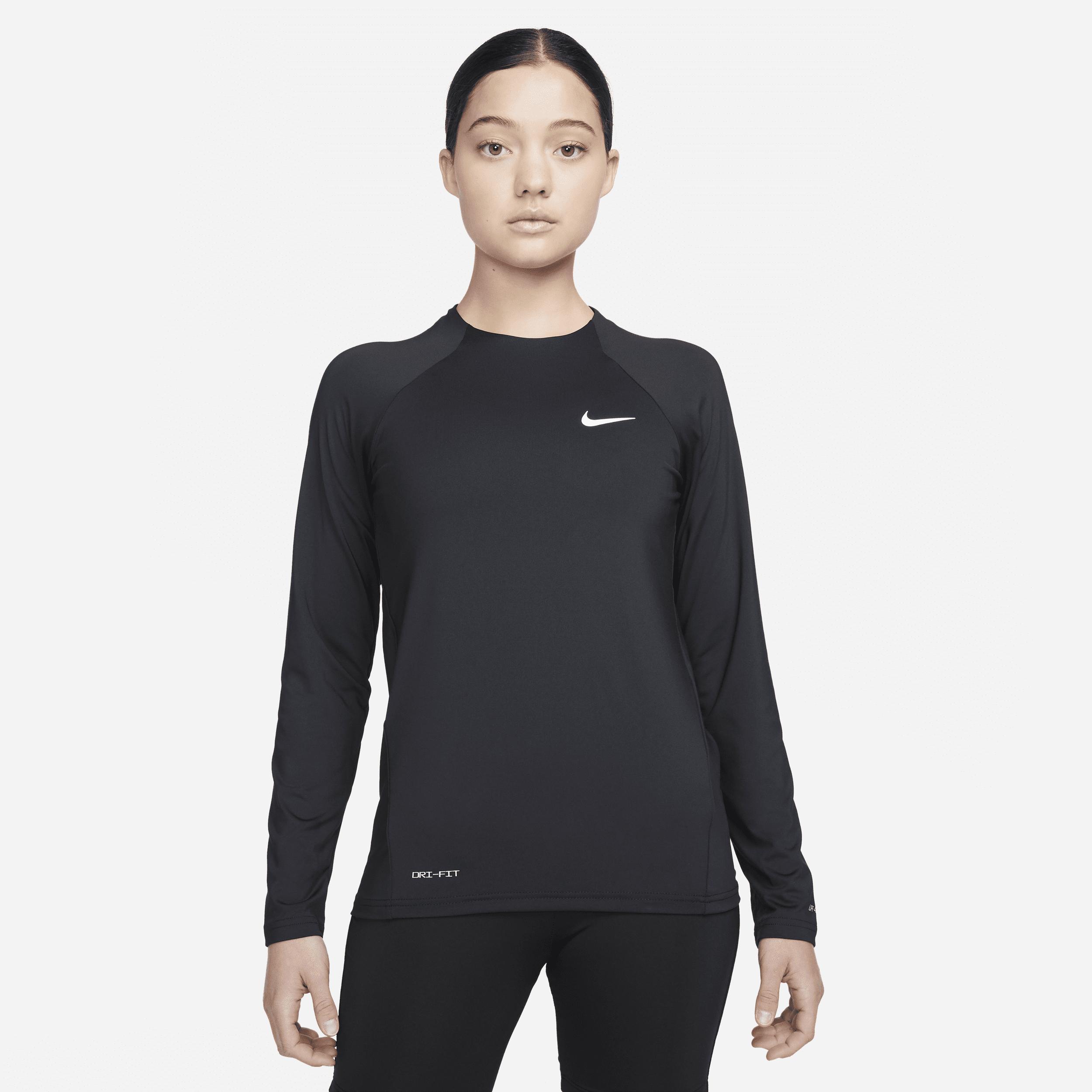 Nike Women's Essential Long-Sleeve Hydroguard Swim Shirt Product Image