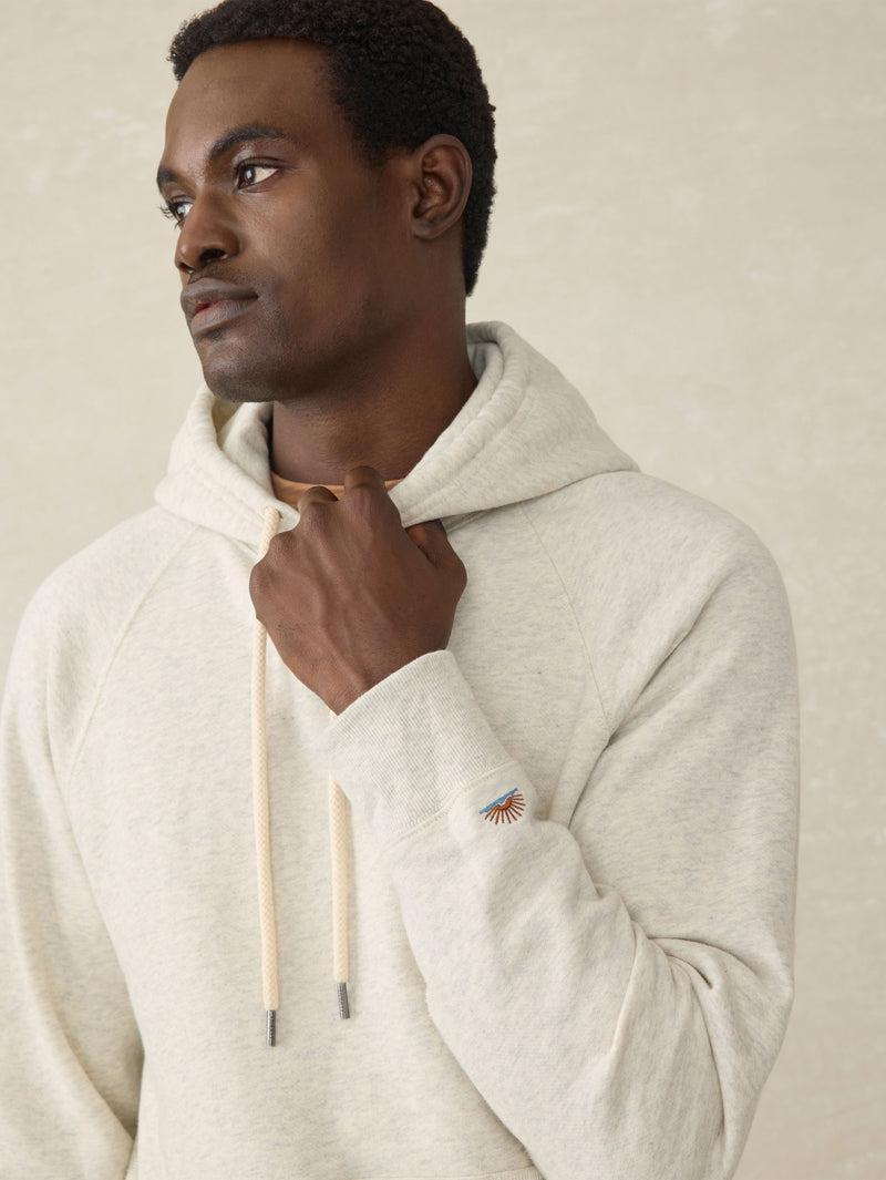 High Standard Fleece Hoodie - Antique Ivory Heather Product Image