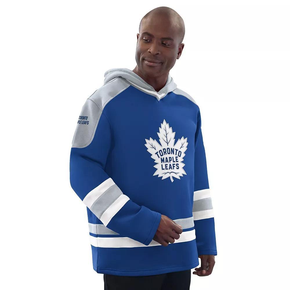 Men's Starter Blue/Gray Toronto Maple Leafs Hockey Pullover Hoodie, Size: XL, Mpl Blue Product Image