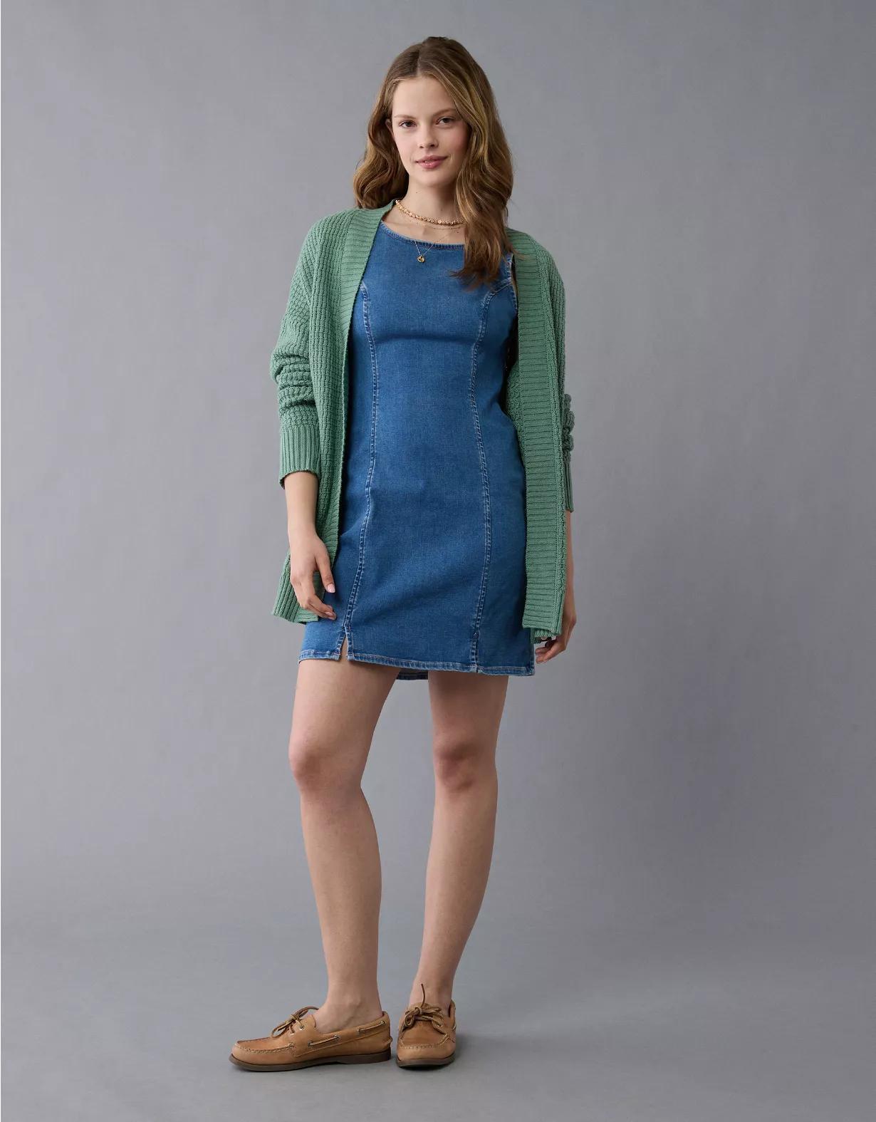 AE Open Knit Cardigan Product Image