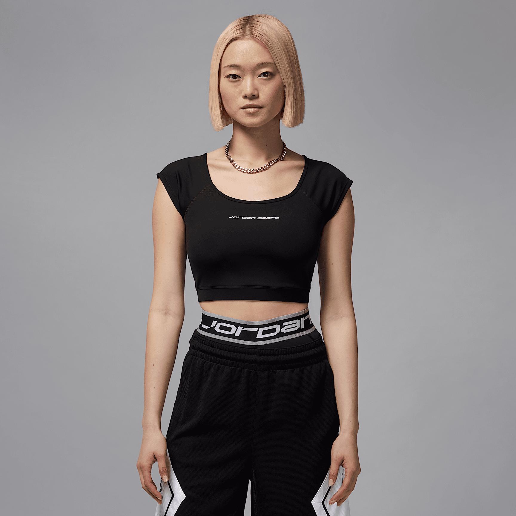 Jordan Sport Women's Short-Sleeve Knit Crop Top Product Image