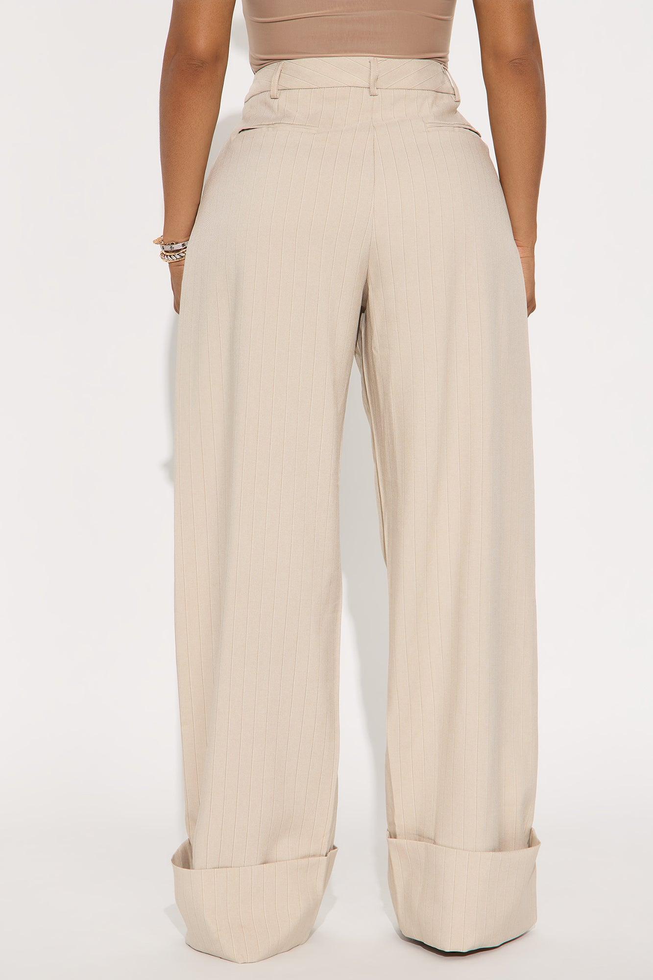 Arvizu Wide Leg Trouser - Tan Product Image
