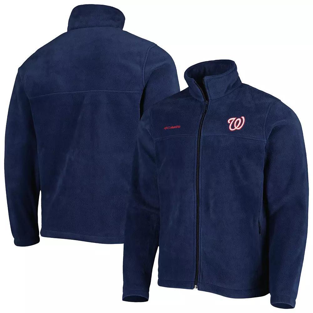 Men's Columbia Navy Washington Nationals Steens Mountain Full-Zip Jacket, Size: Small, Blue Product Image