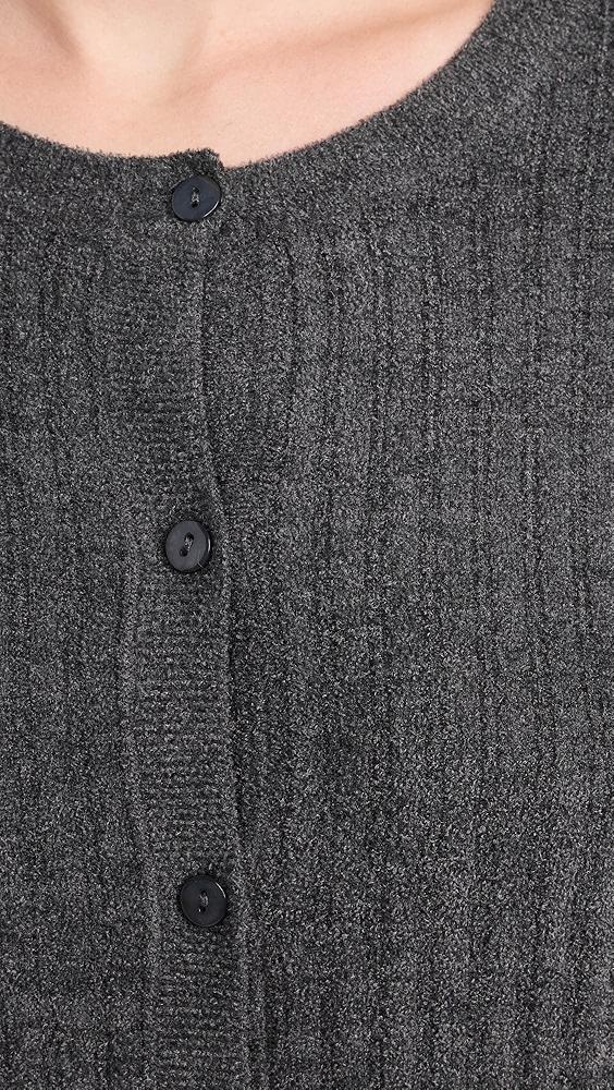 Barefoot Dreams CozyChic Ultra Light Ribbed Button Cardigan | Shopbop Product Image