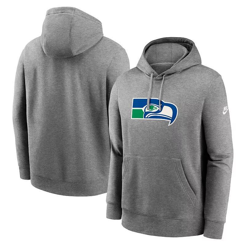 Men's Nike Heather Charcoal Dallas Cowboys Rewind Retro Joe Club Pullover Hoodie, Size: 4XL Product Image