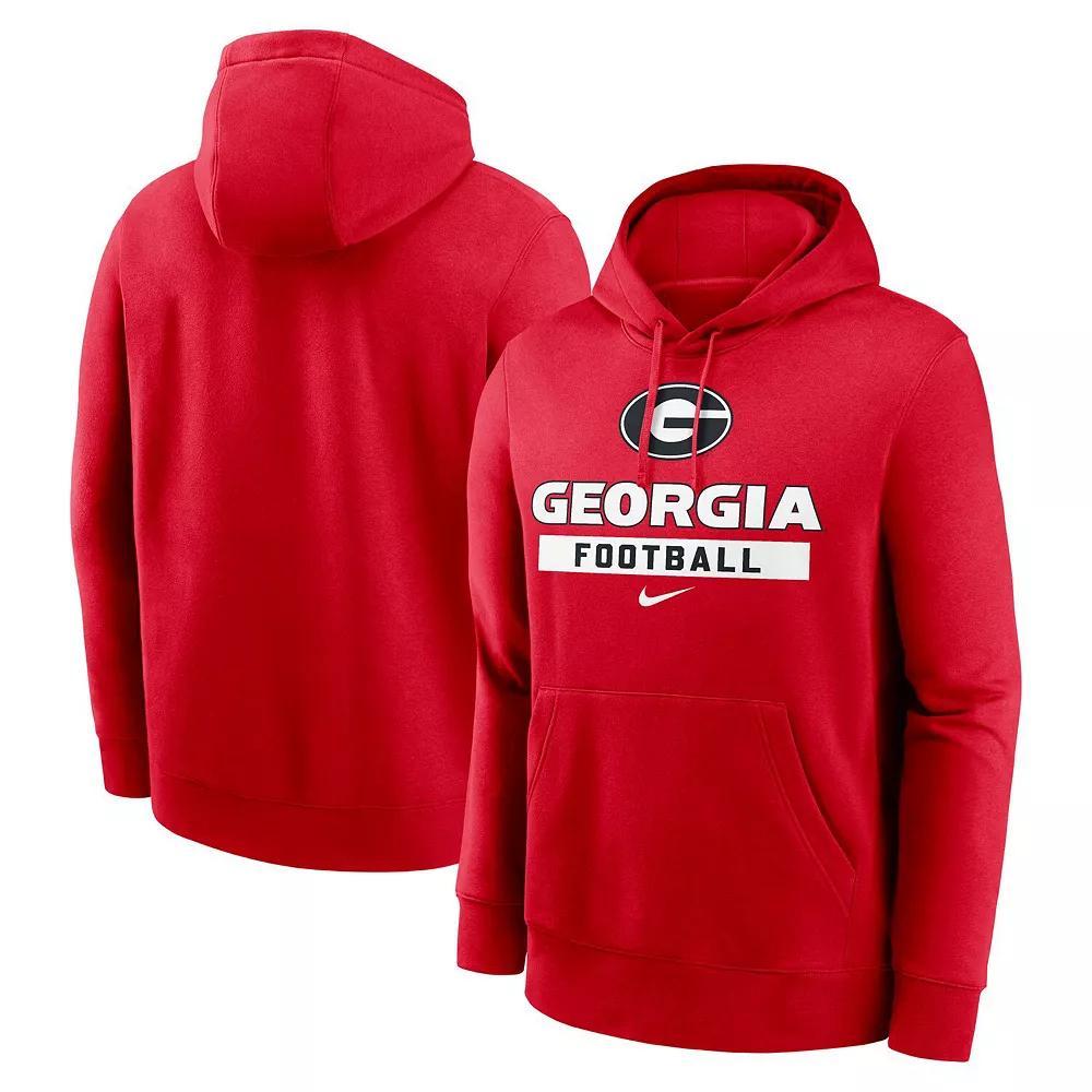 Men's Nike Crimson Alabama Crimson Tide Legacy Logo Club Fleece Pullover Hoodie, Size: 2XL, Red Product Image