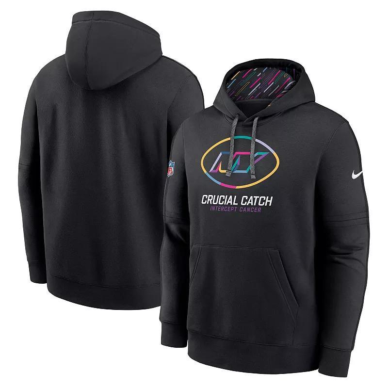 Men's Nike Black Las Vegas Raiders 2024 NFL Crucial Catch Club Pullover Hoodie, Size: Large, Lvr Black Product Image