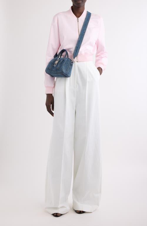 Womens Slim Fit Bomber in Cotton Product Image