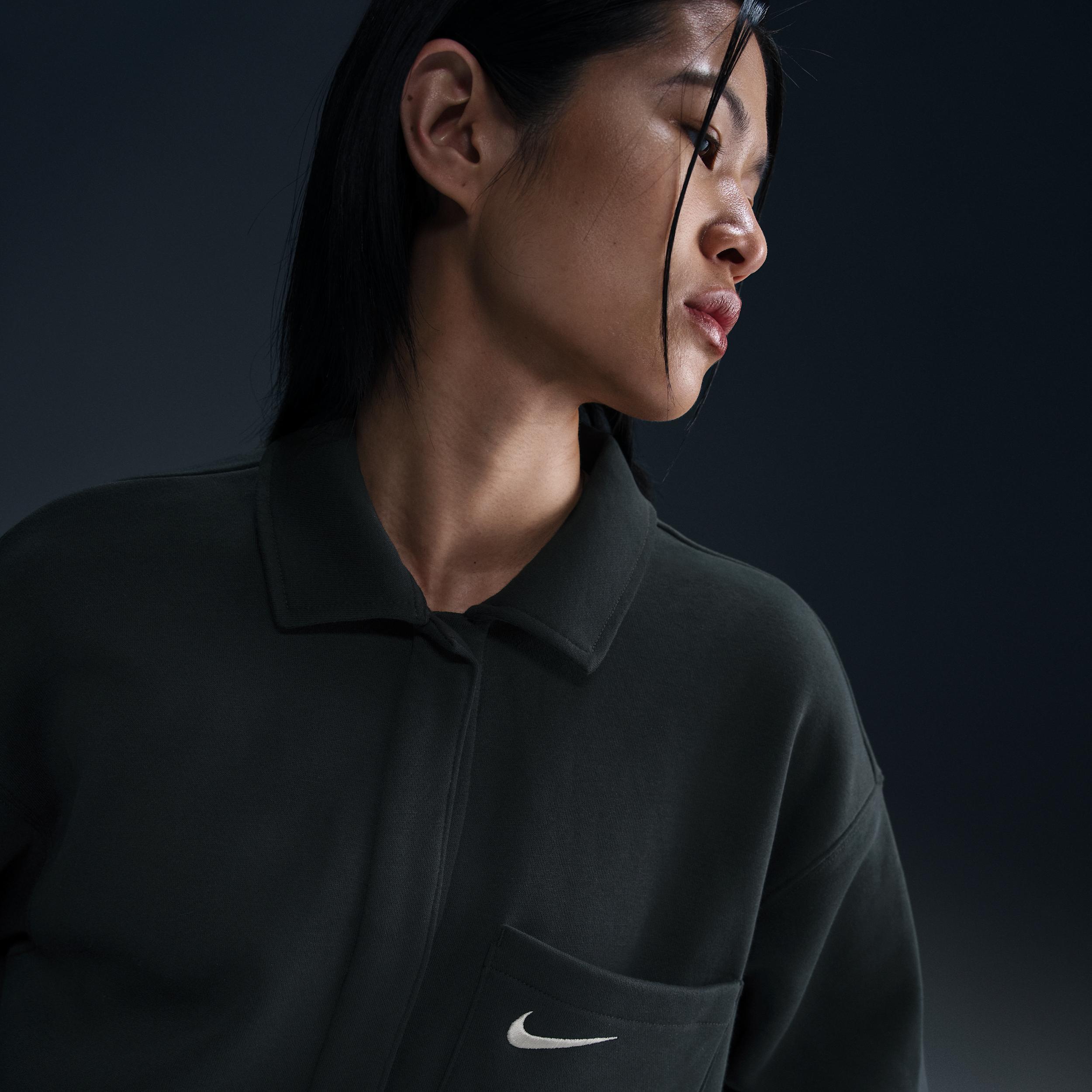 Women's Nike Sportswear Phoenix Fleece Oversized Shirt Jacket Product Image