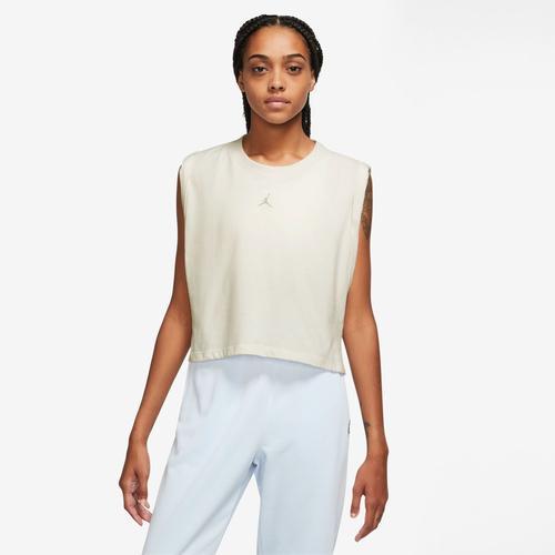 Jordan Womens Essential Tank - Phantom/Oil Green Product Image