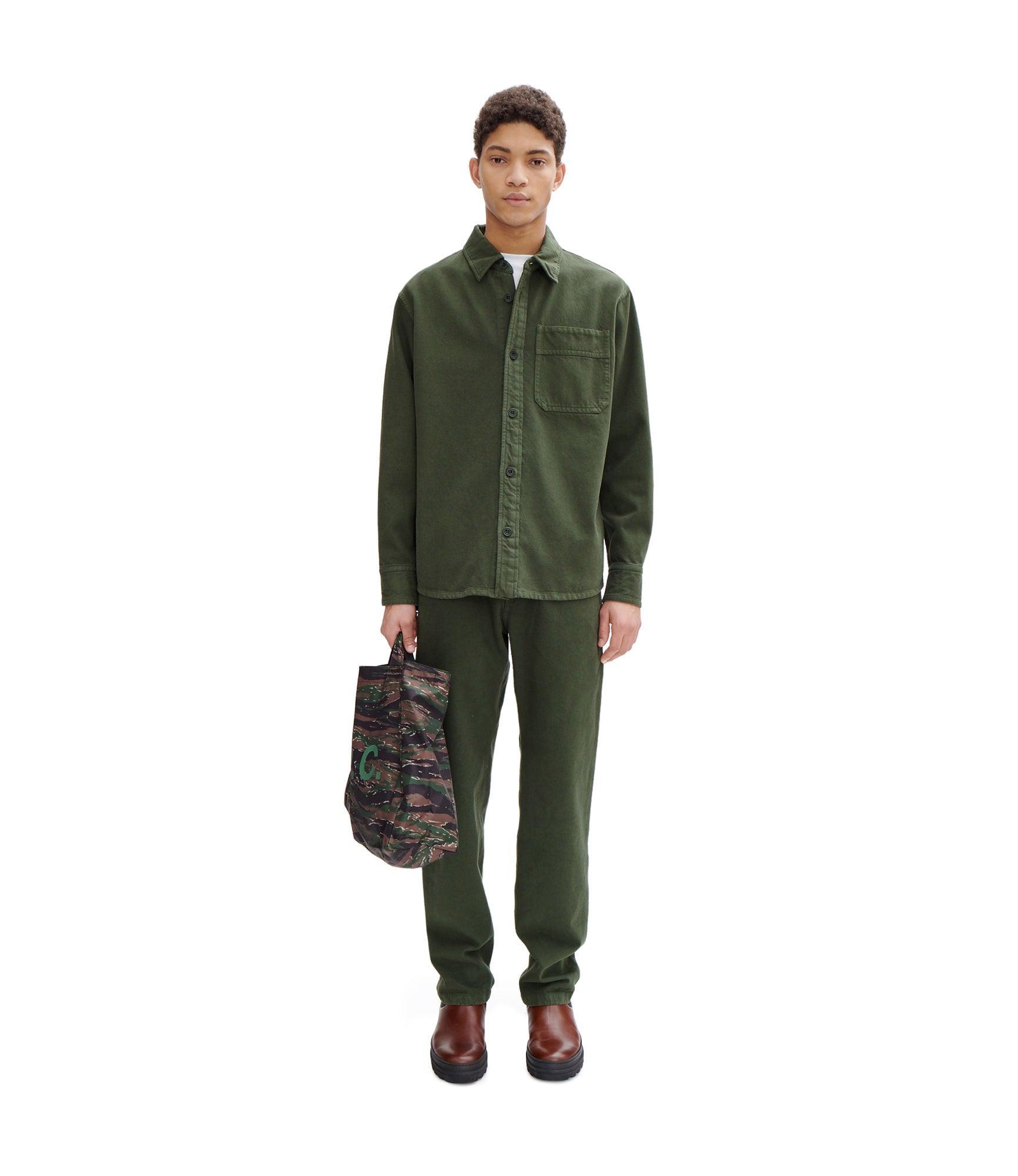 Basile Brodée Poitrine overshirt Male Product Image