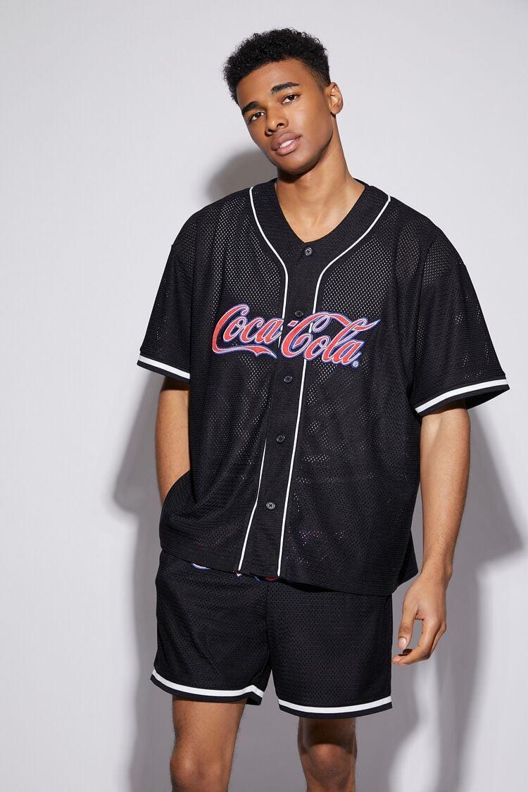 Embroidered Coca-Cola Applique Baseball Jersey | Forever 21 Product Image