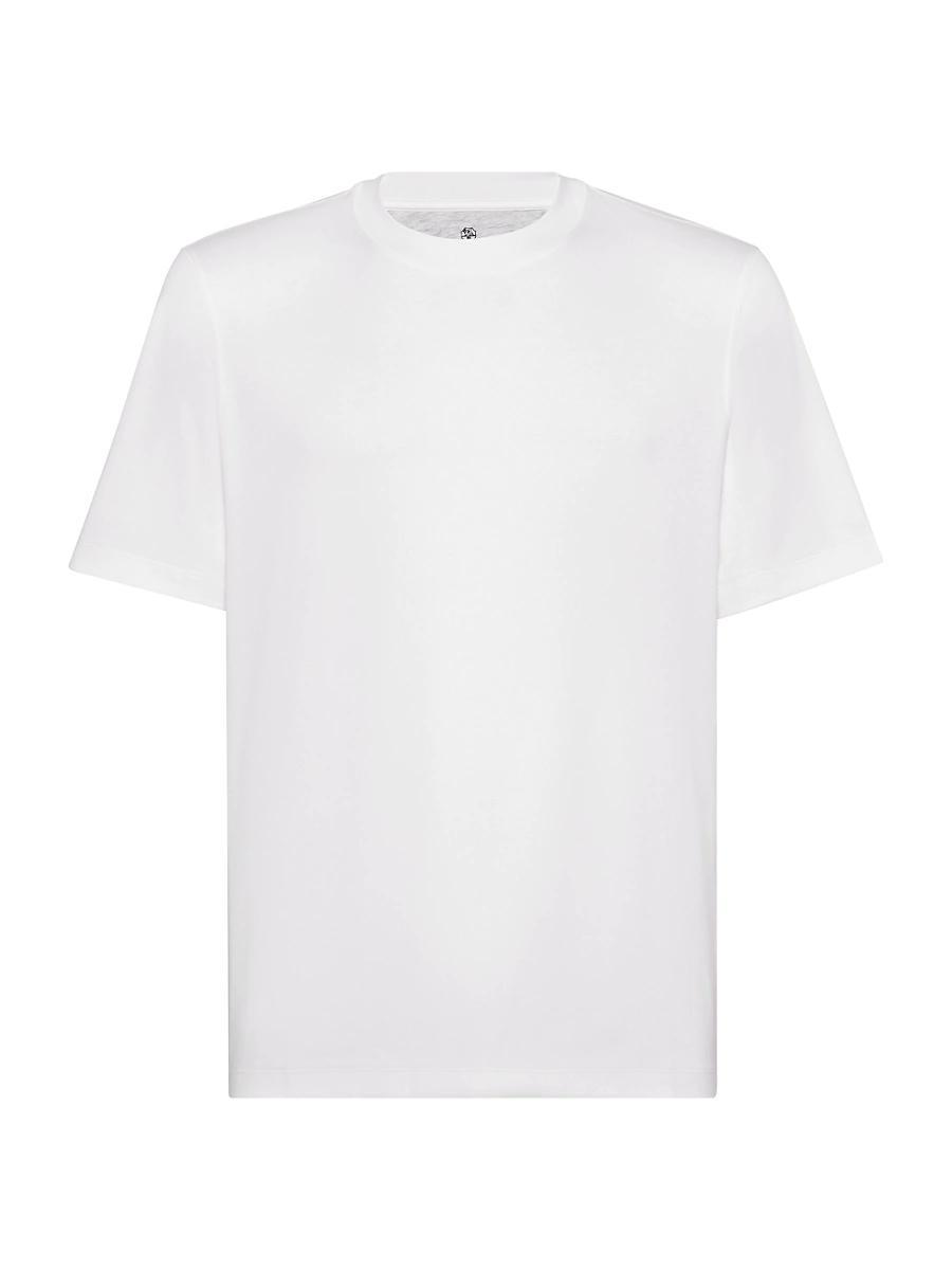Mens Cotton Jersey Crew Neck T-Shirt Product Image
