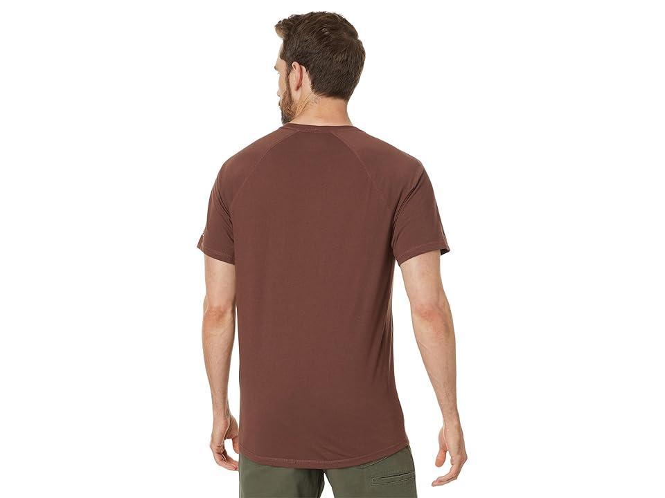Carhartt Force Relaxed Fit Midweight Short-Sleeve Pocket T-Shirt (Mocha Heather) Men's T Shirt Product Image