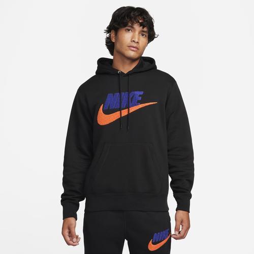 Mens Nike Club Fleece Chenille Futura Pullover Hoodie Product Image