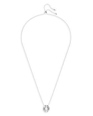 Swarovski Mesmera Mixed Cut Octagon Adjustable Pendant Necklace in Rhodium Plated, 29.53 Product Image